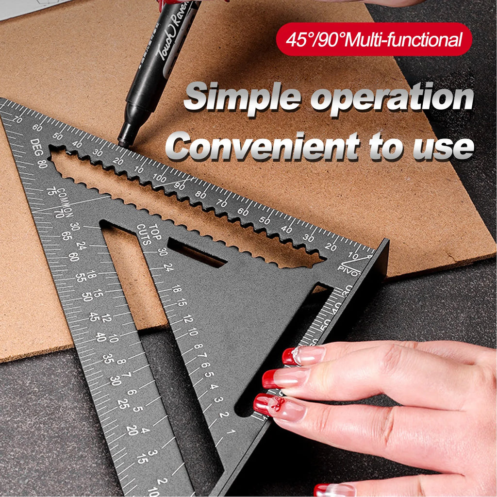 CowLost | product_id-aluminum-alloy-triangle-gauge-ruler-high-precision-woodworking-measuring-tool-metric-imperial |5