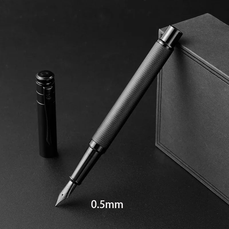 CowLost | product_id-luoshi-dragon-scale-engraved-metal-fountain-pen-0-4-0-5-1-0mm-nib-smooth-writing-calligraphy-office-gift |24