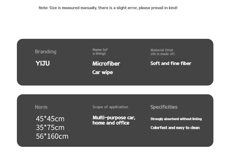 CowLost | product_id-ultra-soft-75x35cm-microfiber-car-wash-drying-towel-lint-free |21