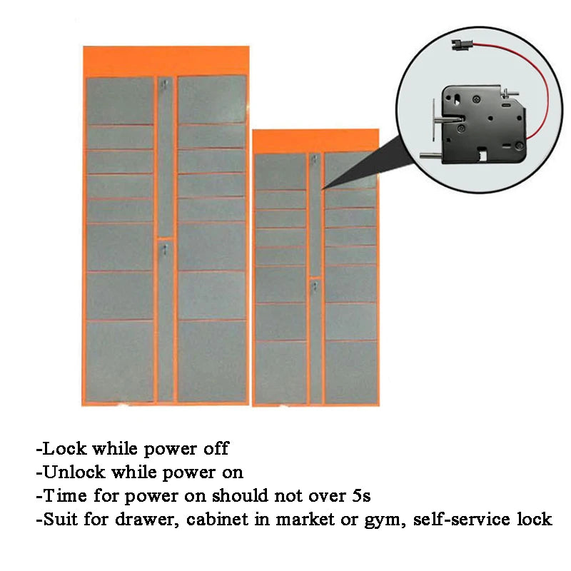 CowLost | locks-keys-product_id-6pcs-24v-dc-electromagnetic-solenoid-mini-door-latch-locks-with-sm2p-terminal-for-drawer-cabinet-mailbox |4