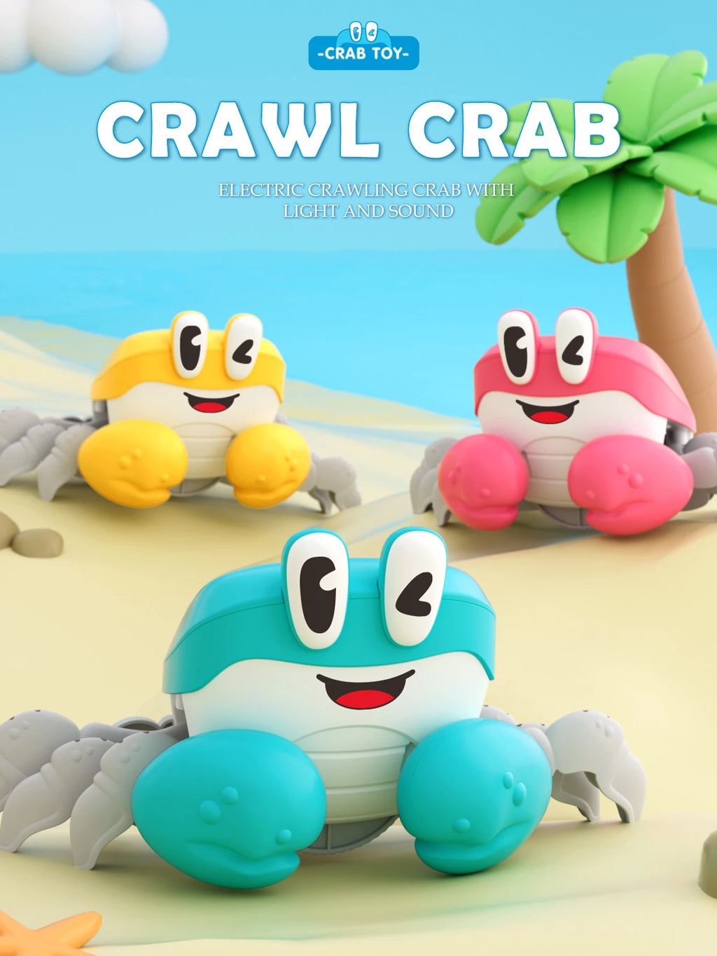 CowLost | product_id-electric-musical-dancing-cartoon-crab-toy-for-kids-interactive-gift |7