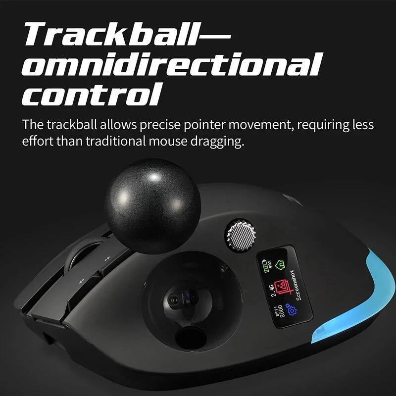 CowLost | product_id-jomaac-tri-mode-wireless-ergonomic-trackball-mouse-with-8-programmable-buttons-rgb-backlight-display-screen |3