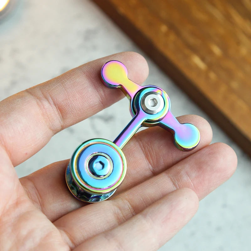 CowLost | chaos-pendulum-edc-gyro-spinner-single-rotor-and-double-rotor-fidget-spinner-metal-stress-relief-toy-for-adult-adults |1