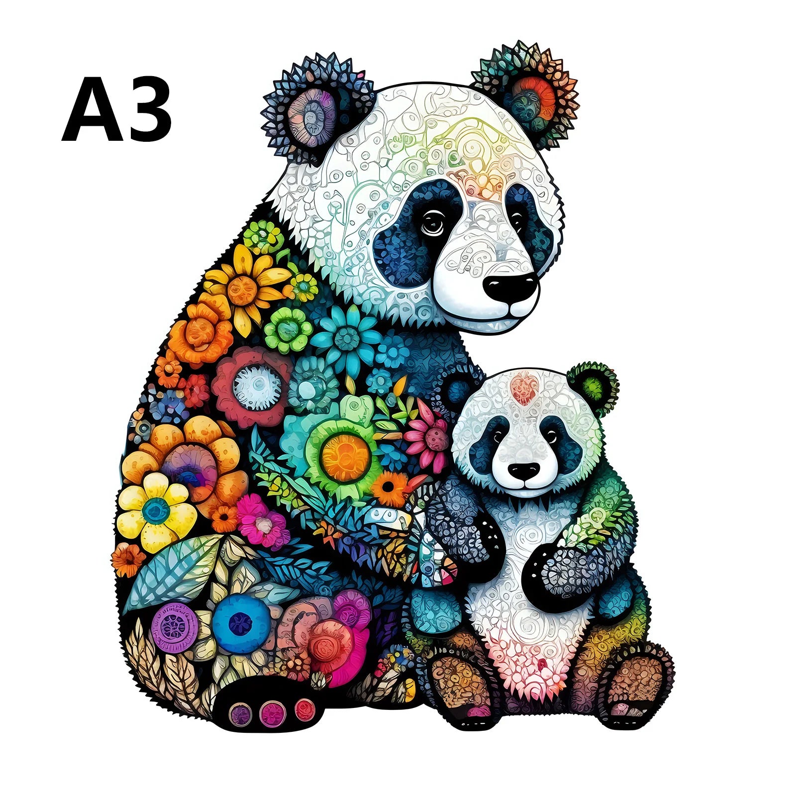 CowLost | product_id-panda-wooden-3d-puzzle-toy-irregular-animal-shapes-stress-relief-gift |9