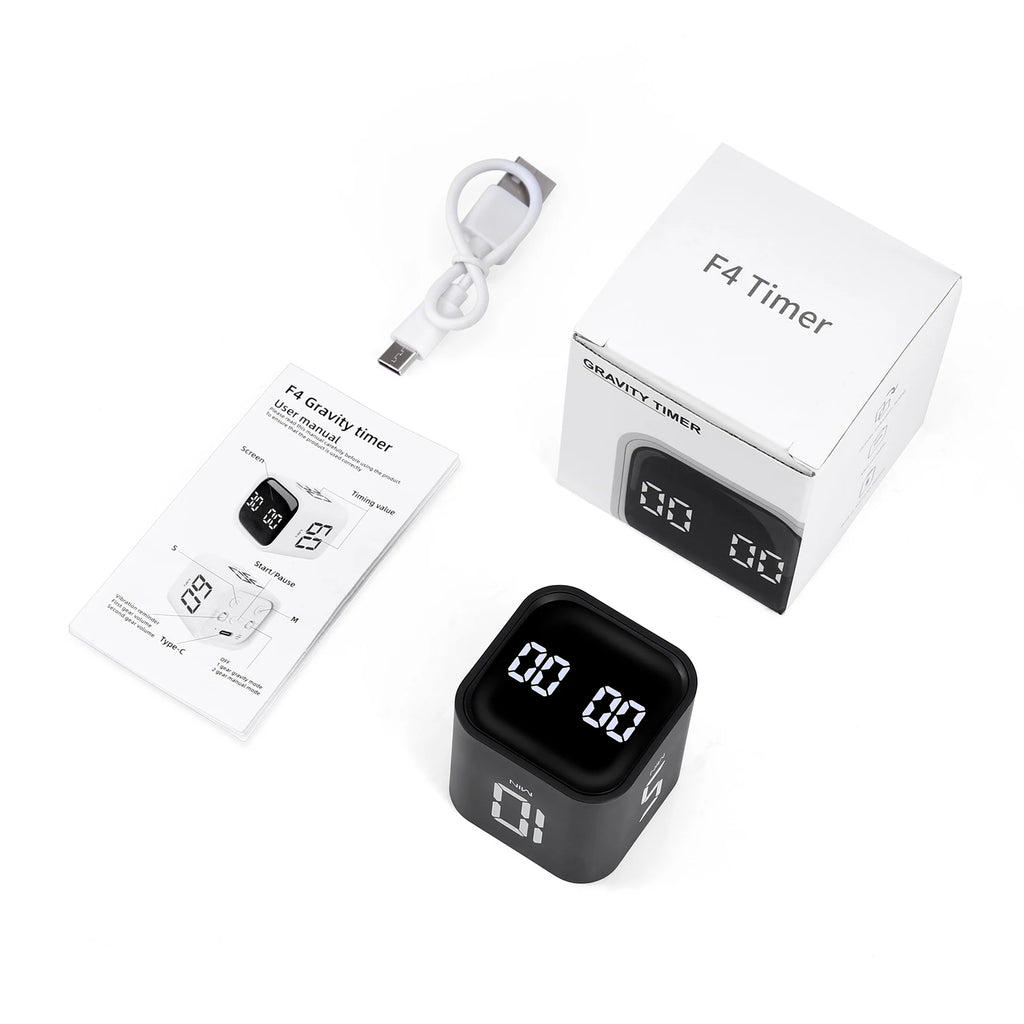 Cube Timer Custom Countdown Gravity Sensor for Tasks Work Study Kitchen