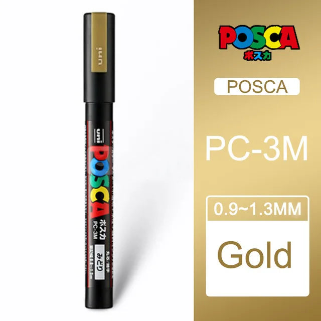 CowLost | product_id-uni-posca-pc-1m-3m-5m-multi-color-acrylic-permanent-marker-for-fabric-rock-metal-pop-posters-graffiti |54