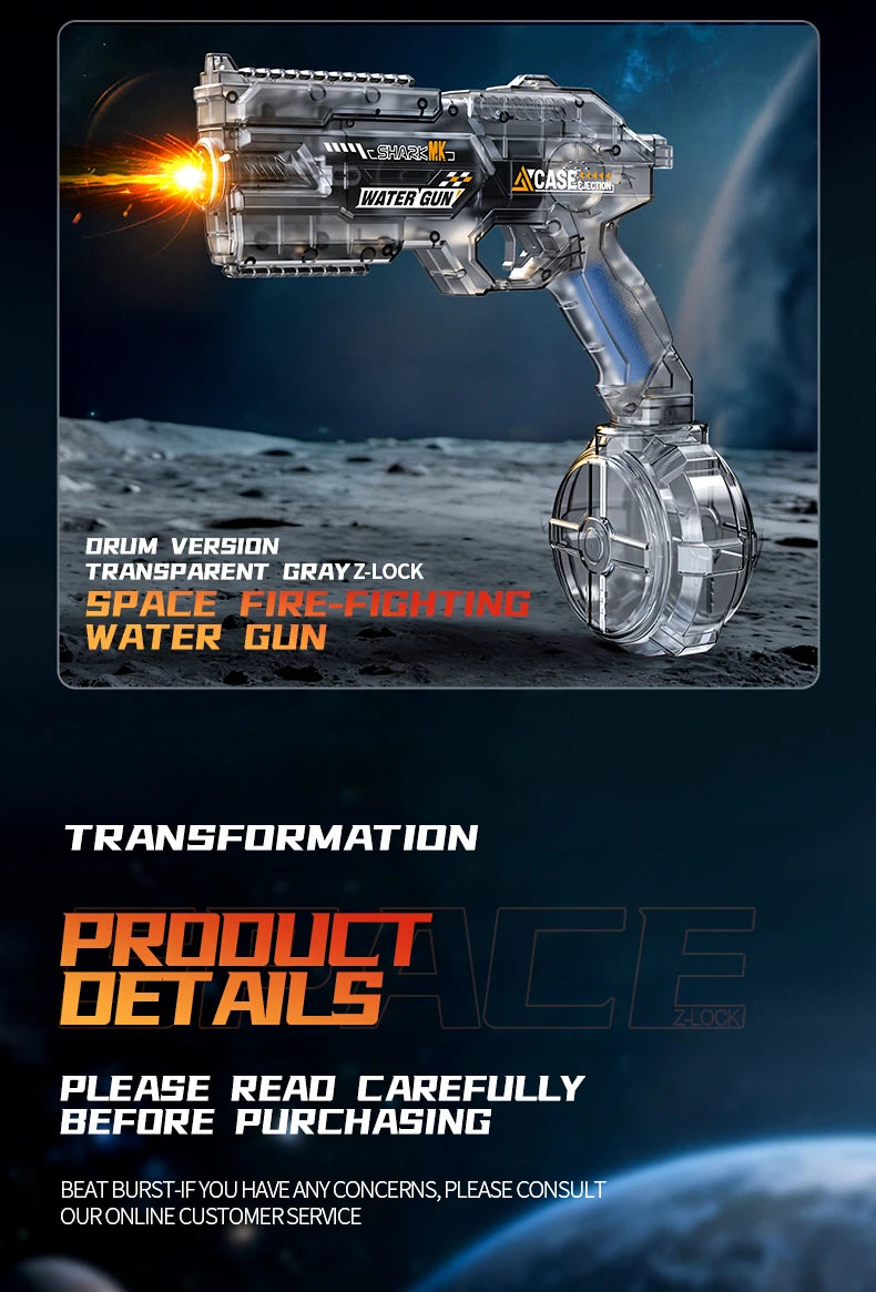 Automatic Electric High-Pressure Water Gun Toy for Outdoor Summer Fun
