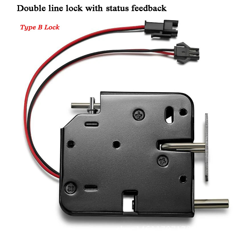 CowLost | locks-keys-product_id-6pcs-24v-dc-electromagnetic-solenoid-mini-door-latch-lock-with-sm2p-terminal-for-drawer-cabinet-mailbox |3