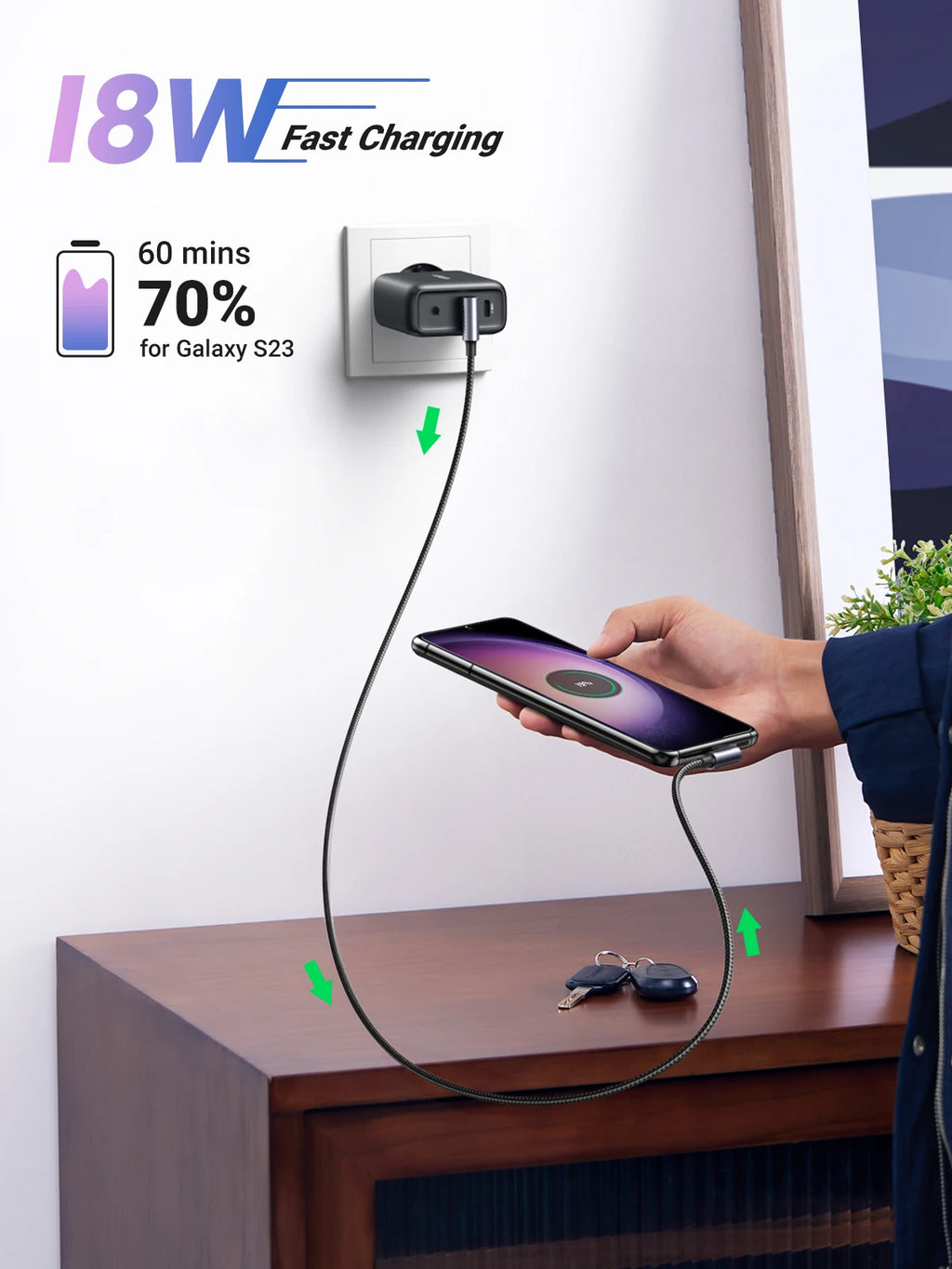 CowLost | ugreen-90-degree-usb-c-cable-nylon-fast-charge-usb-type-c-cable |2