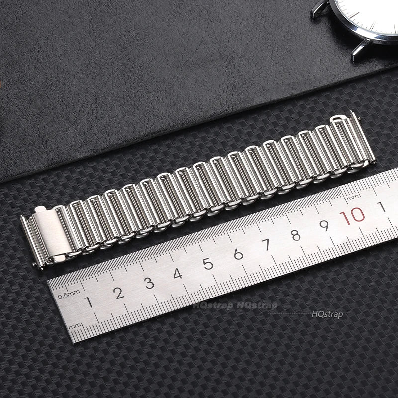 20mm 22mm Stainless Steel Bonklip Watchband Quick Release Universal Strap