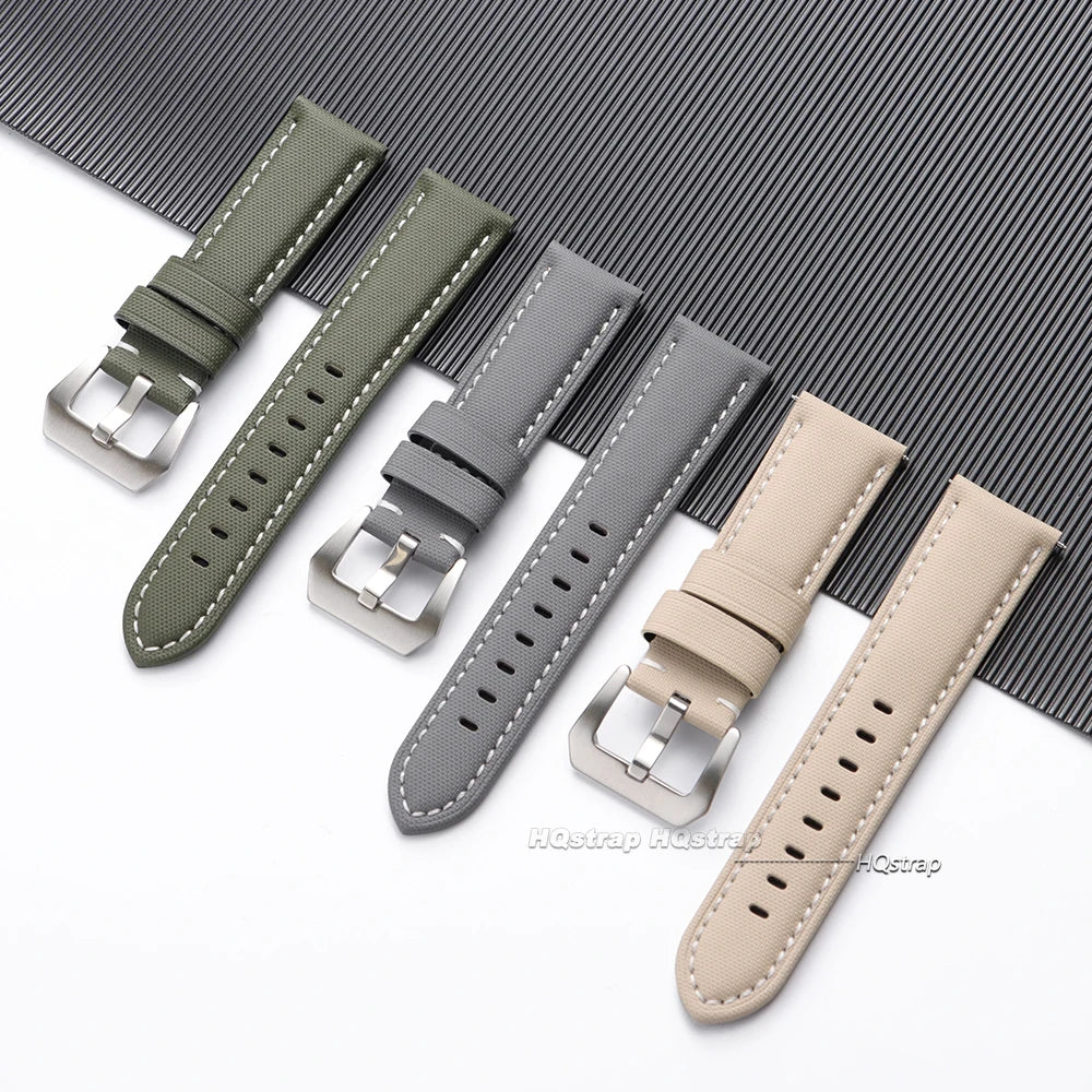 CowLost | 20mm-22mm-24mm-26mm-sailcloth-straps-for-omega-for-panerai-for-seiko-divers-watches-men-women-universal-nylon-leather-watch-band-1 |3