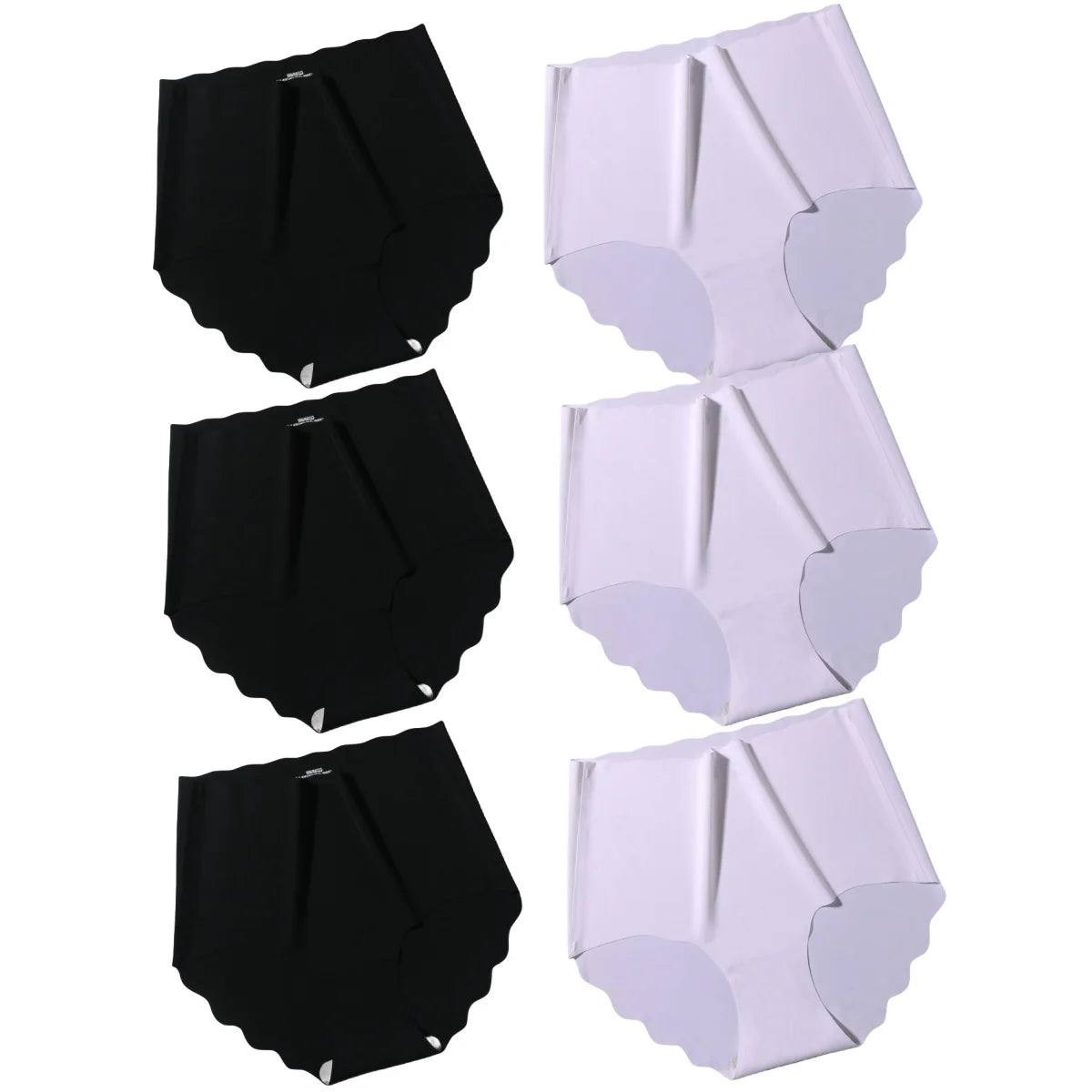 CowLost | product_id-6pcs-women-high-waist-seamless-ice-silk-briefs-m-xxl |21