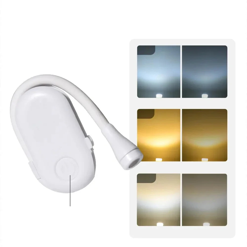 CowLost | product_id-mini-rechargeable-3-color-led-book-light-with-adjustable-clip-and-360-flip-eye-protection |14