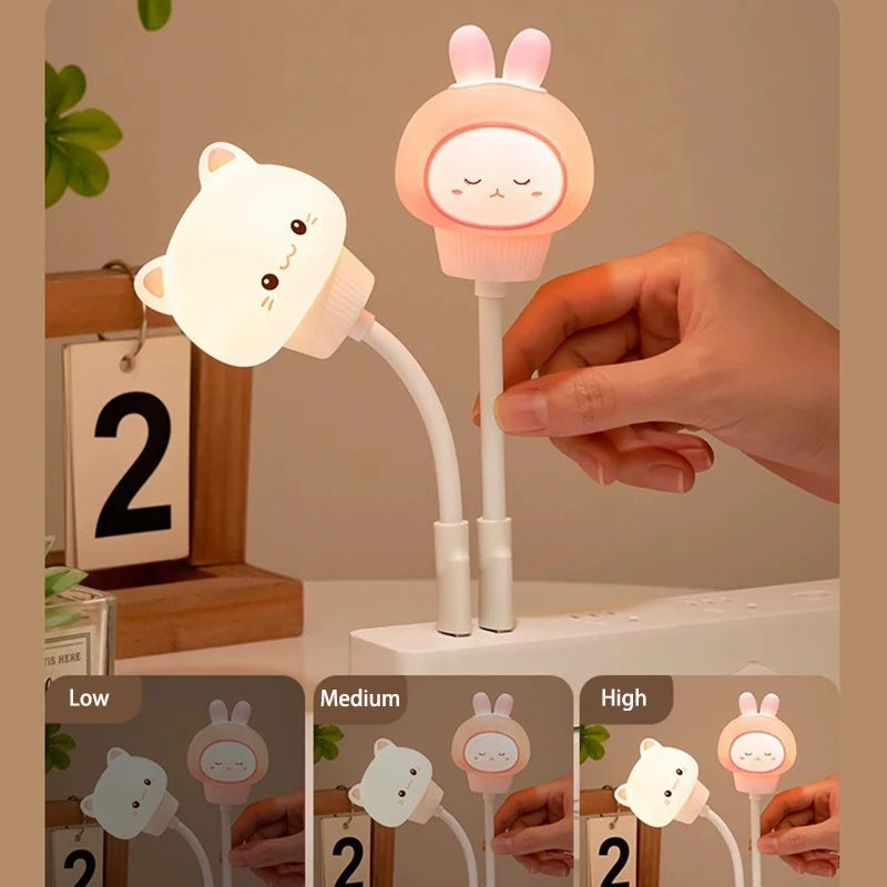 CowLost | product_id-usb-led-cartoon-night-light-bear-chick-kitten-with-remote-for-kids-bedside-lamp |6