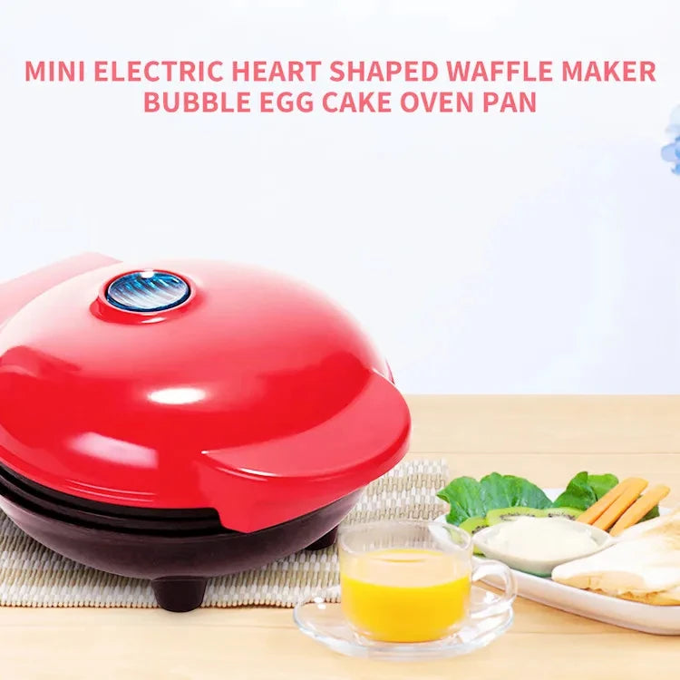 CowLost | product_id-mini-love-heart-waffle-maker-bubble-egg-cake-oven-for-breakfast-and-parties |13