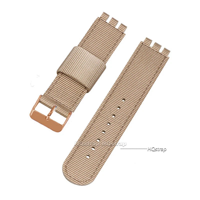 CowLost | product_id-nylon-leather-replacement-wrist-strap-for-swatch-canvas-watchband-17mm-19mm-20mm-unisex |16