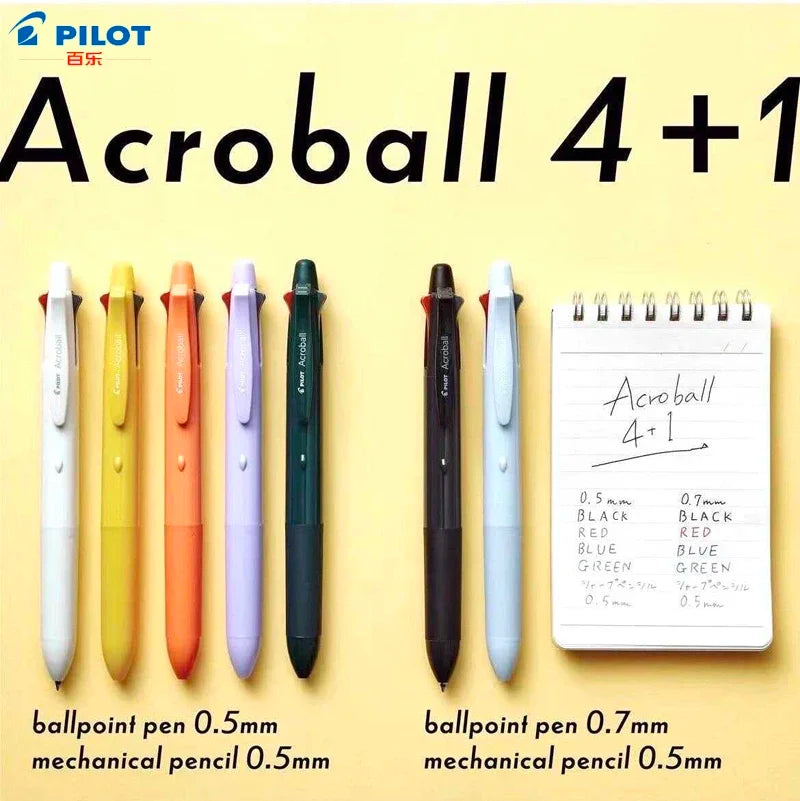 CowLost | product_id-pilot-acroball-4-color-multi-pen-with-0-5-0-7mm-mechanical-pencil-smooth-ink-writing-tool |2