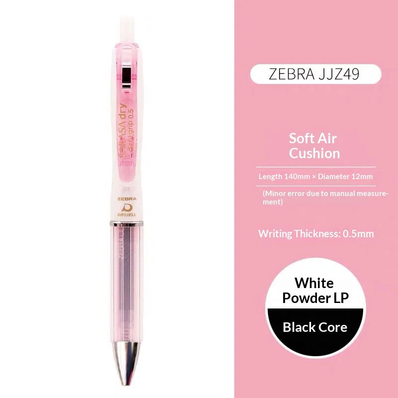 CowLost | product_id-zebra-jjz49-quick-dry-gel-pen-0-4-0-5mm-retractable-cushion-grip-transparent-design-for-exams-writing |16