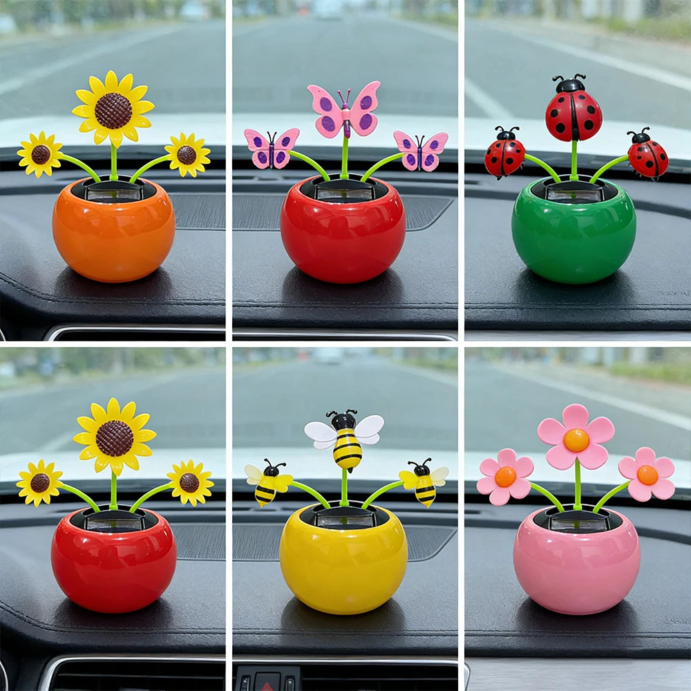 CowLost | product_id-6-spring-inspired-car-wobble-ornaments-with-sunflowers-butterflies-bees-boxed-set |1