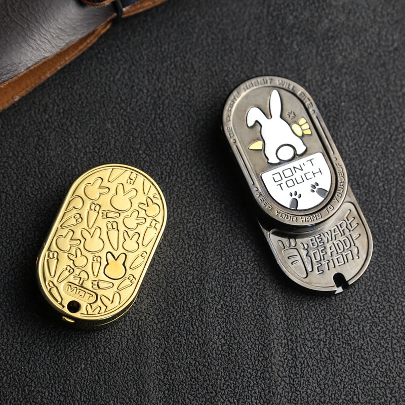 CowLost | product_id-metal-edc-fidget-slider-with-cartoon-rabbit-pattern-portable-stress-relief-toy-for-adhd-anxiety |6