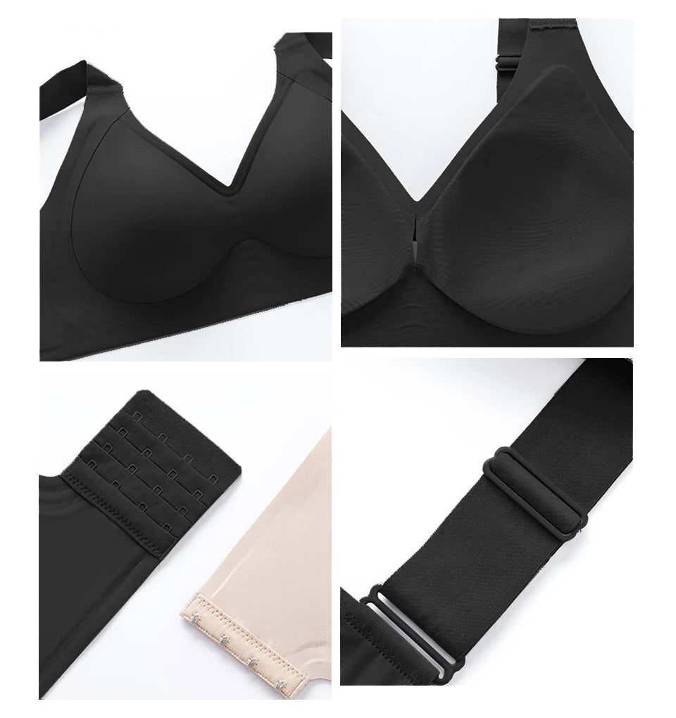 CowLost | wireless-bras-for-women-seamless-full-coverage-bra-no-underwire-soft-push-up-everyday-bralette |12