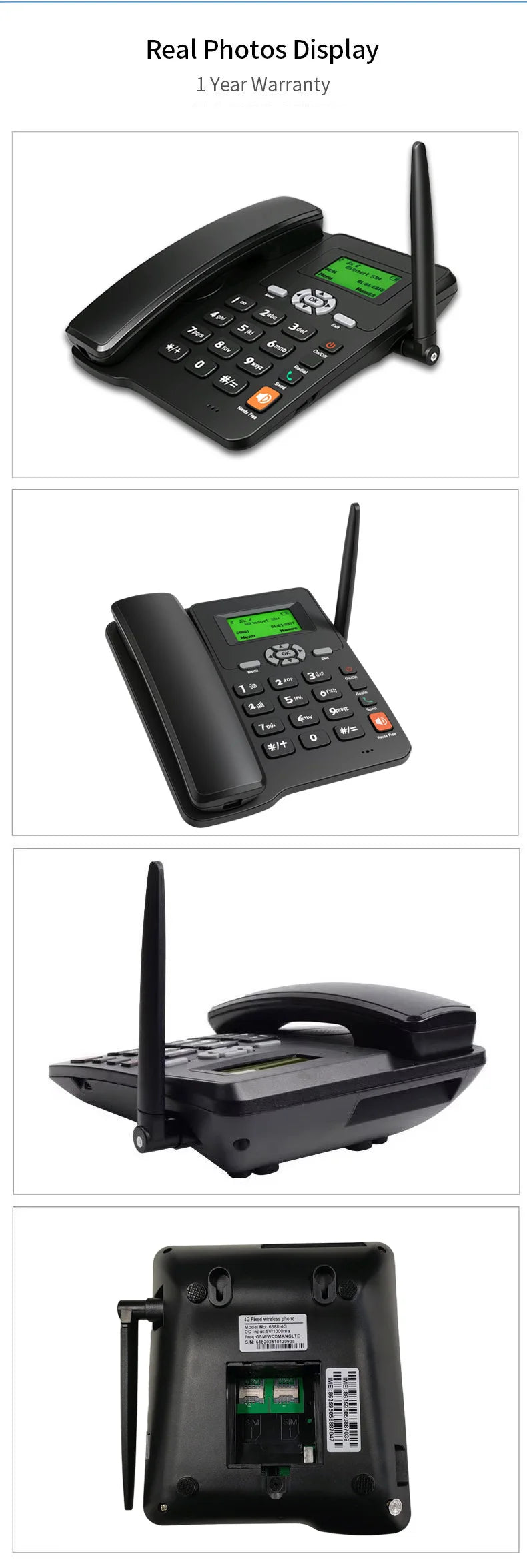 CowLost | cordless-phone-batteries-product_id-4g-2-sim-lithium-battery-cordless-fixed-wireless-phone-volte-hd-call-sms-dtmf |5