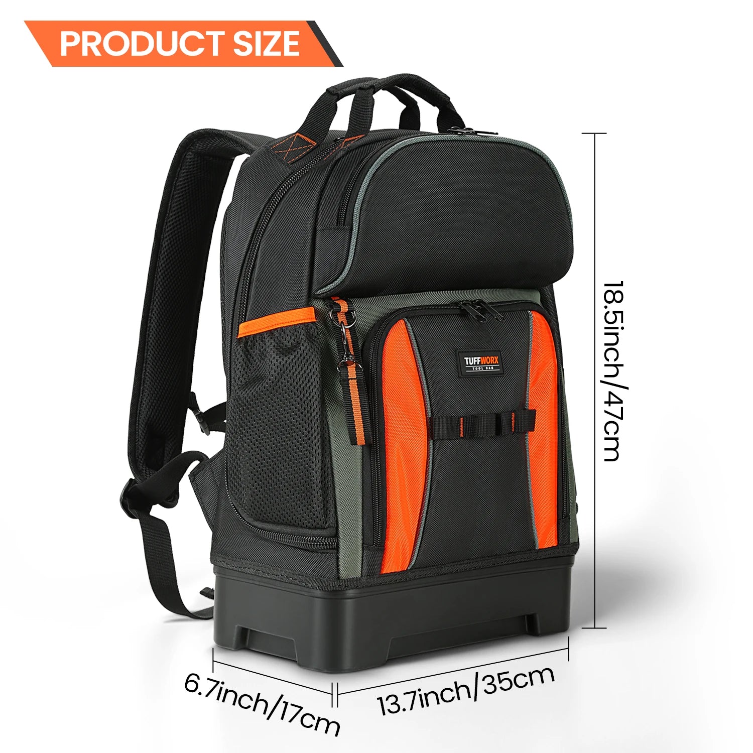 CowLost | product_id-durable-electrician-tool-bag-backpack-with-multiple-pockets-and-molded-bottom |13