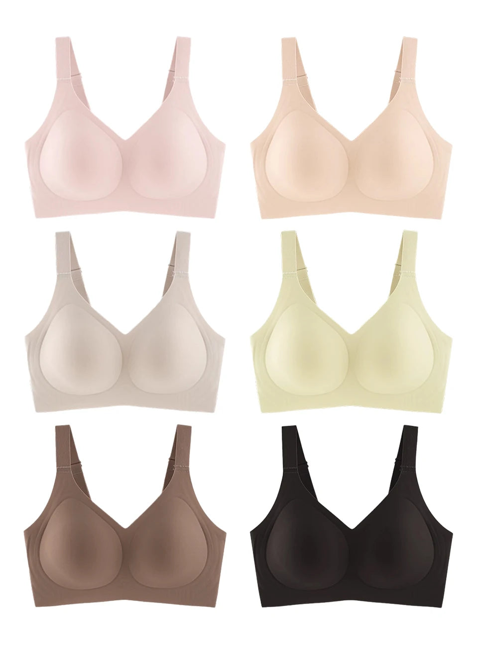 CowLost | product_id-fallsweet-plus-size-wireless-push-up-seamless-full-cup-bra-with-adjustable-straps |10