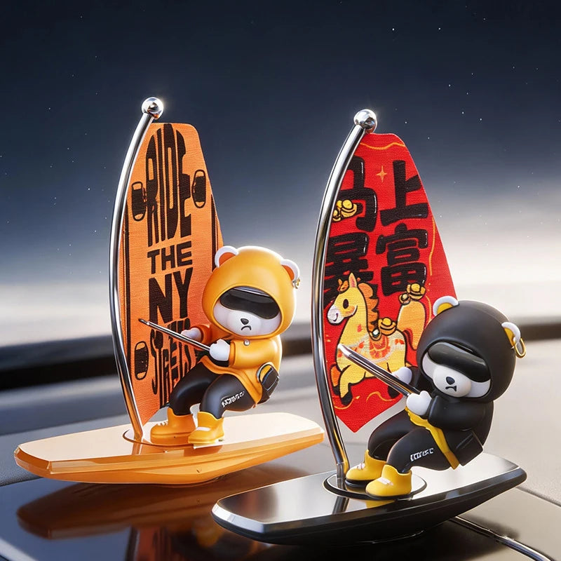 CowLost | surfing-product_id-rocking-surfing-bear-car-ornament-for-center-console |2