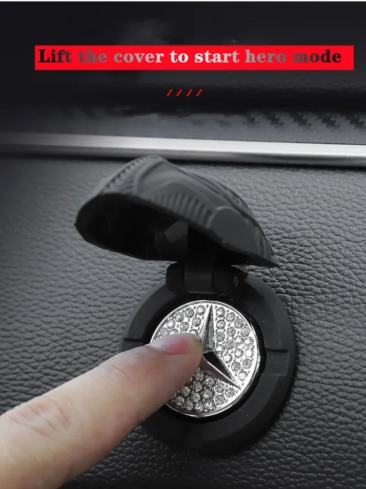 CowLost | rings-product_id-car-one-click-start-black-panther-ignition-ring-protective-cover-sticker-interior-decor |8