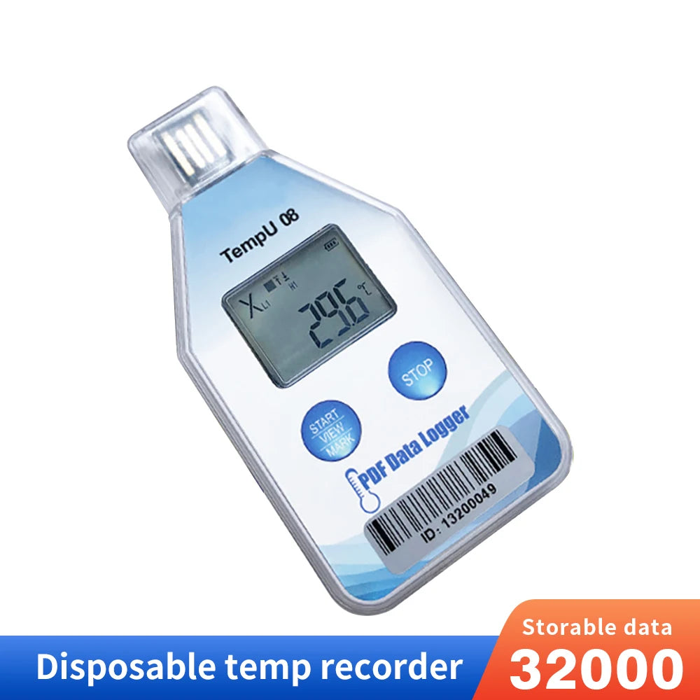 TempU08B USB Temperature & Humidity Data Logger 32000 Sets for Warehouse Storage
