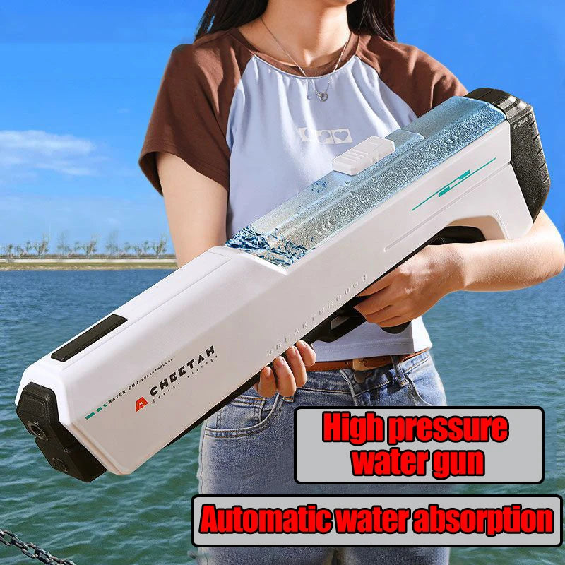 Fully Electric High Pressure Water Gun Toy for Outdoor Pool Games