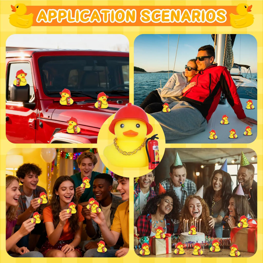 CowLost | product_id-firefighter-rubber-duck-car-dashboard-squeaky-ornament |5
