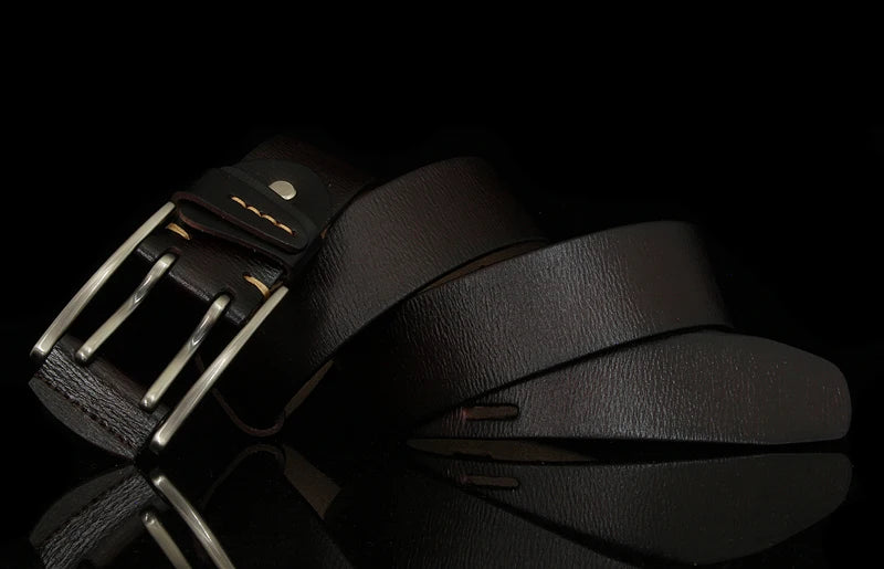 CowLost | 4cm-wide-vintage-style-pin-buckle-genuine-leather-belts-for-men |15