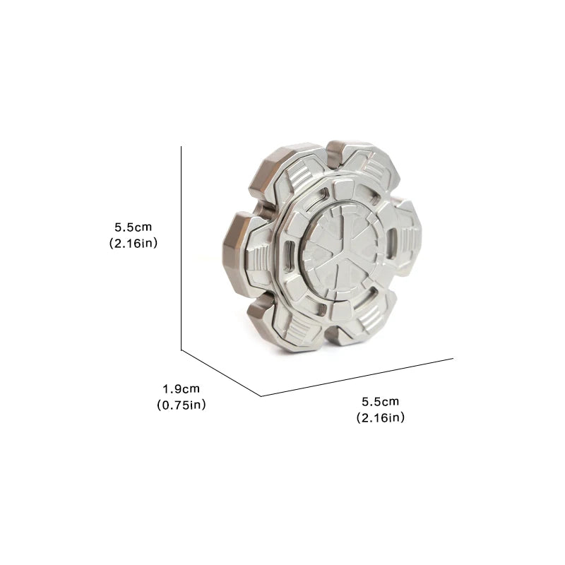 CowLost | edc-open-the-armor-stainless-steel-finger-spinner-stress-relief-toy-office-stress-relief-toys-fidget-toys-for-adult-gift |8