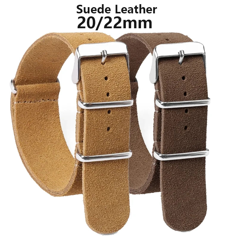 CowLost | product_id-universal-suede-leather-watch-band-20-22mm-replacement-strap-for-seiko-rolex |8