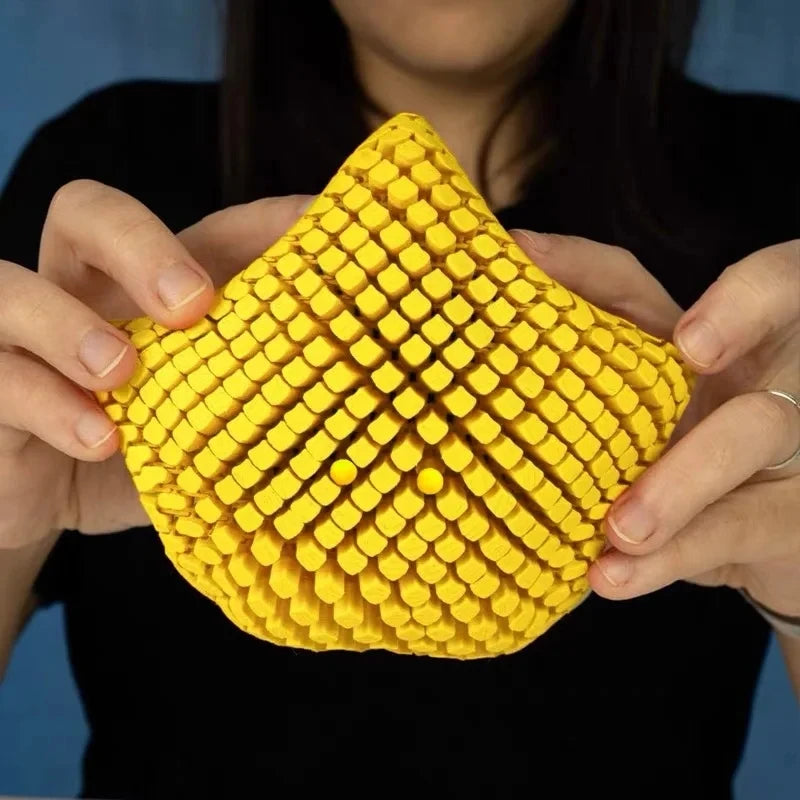 3D Printed Articulated Starfish Fidget Stress Relief Toy with Movable Joints