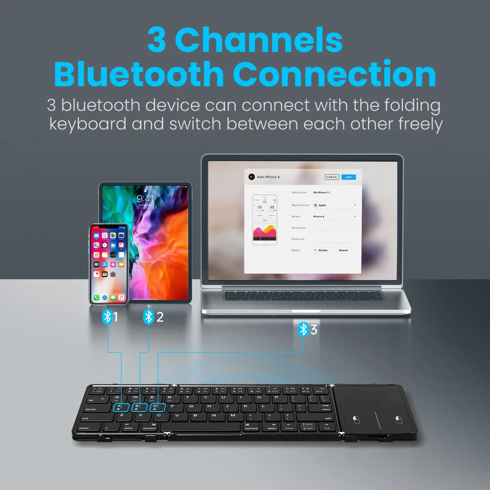 CowLost | product_id-jomaa-wireless-folding-bluetooth-keyboard-with-touchpad-for-tablet-ipad-iphone-rechargeable |5