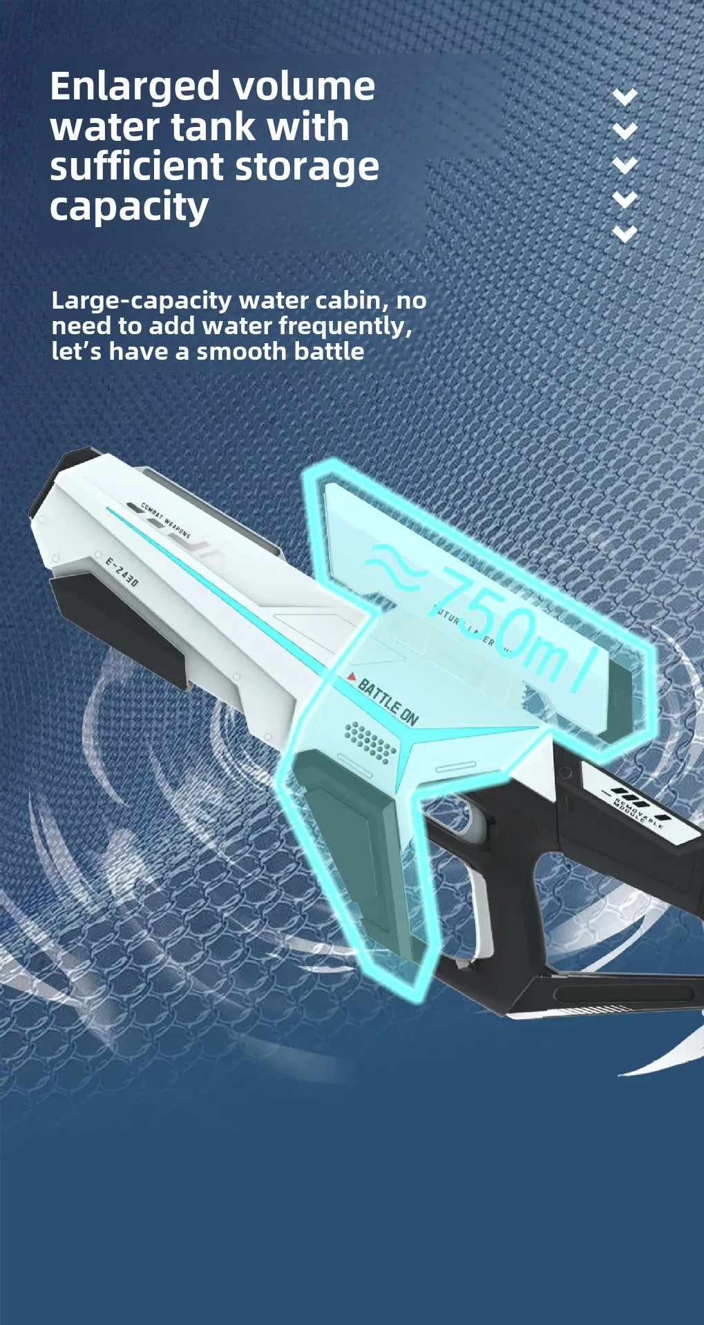 Powerful Automatic Electric Water Gun Large Capacity Summer Beach Toy