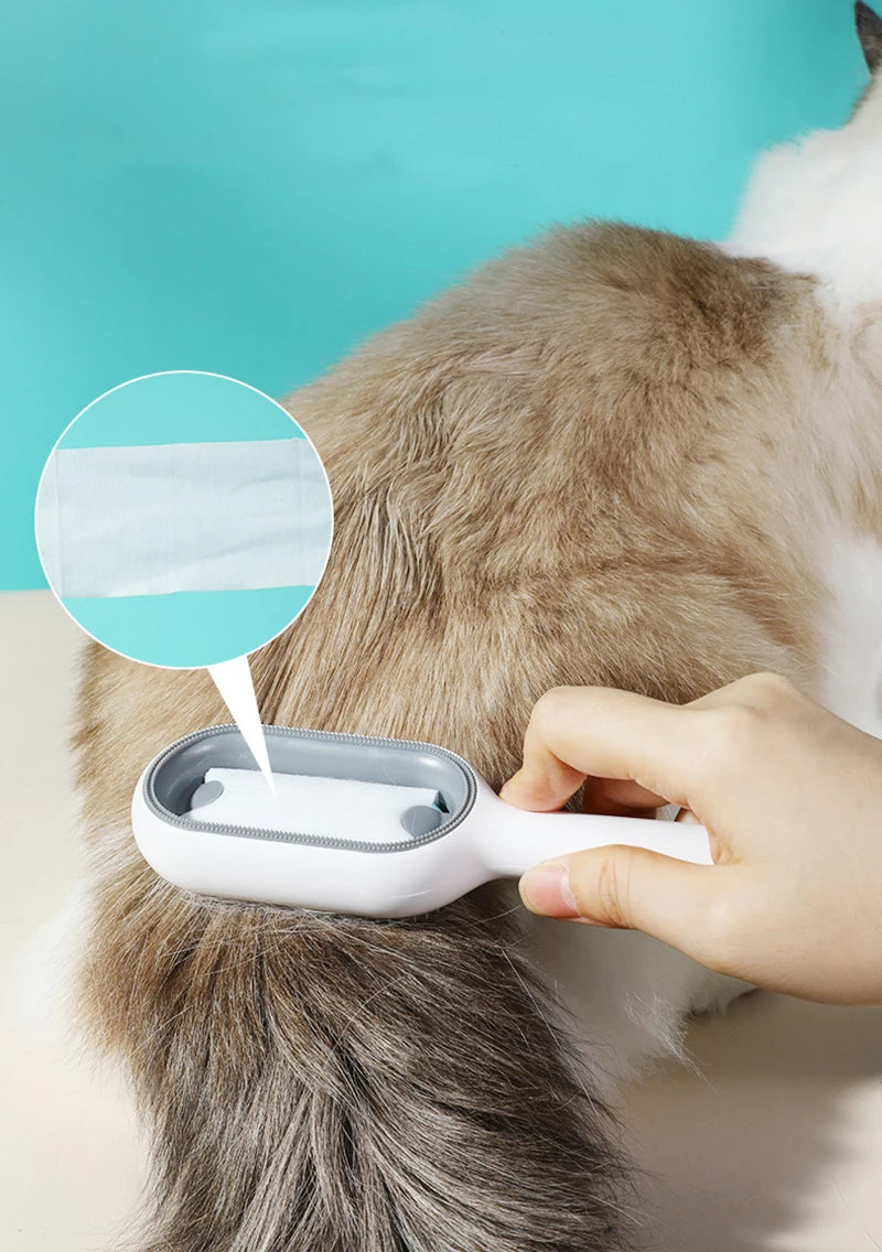 CowLost | pet-beds-double-sided-pet-hair-removal-brush-for-cat-and-dog-grooming |16