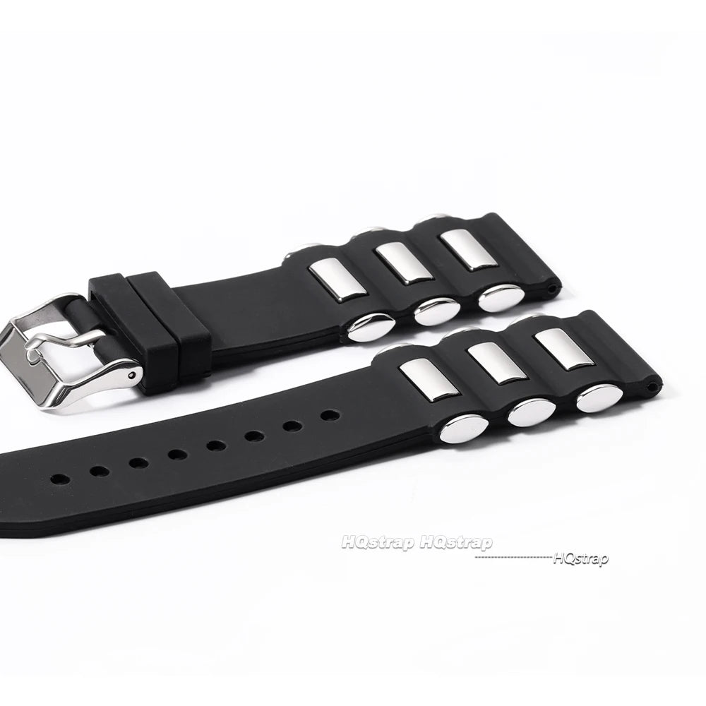 CowLost | product_id-waterproof-silicone-watchband-22-24-26mm-black-metal-buckle-replacement-strap-for-seiko-huawei |14