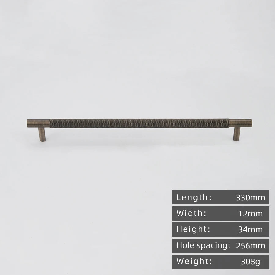 CowLost | kedlo-european-luxury-solid-brass-embossed-gold-500mm-long-handle-american-retro-antique-drawer-t-handle |29