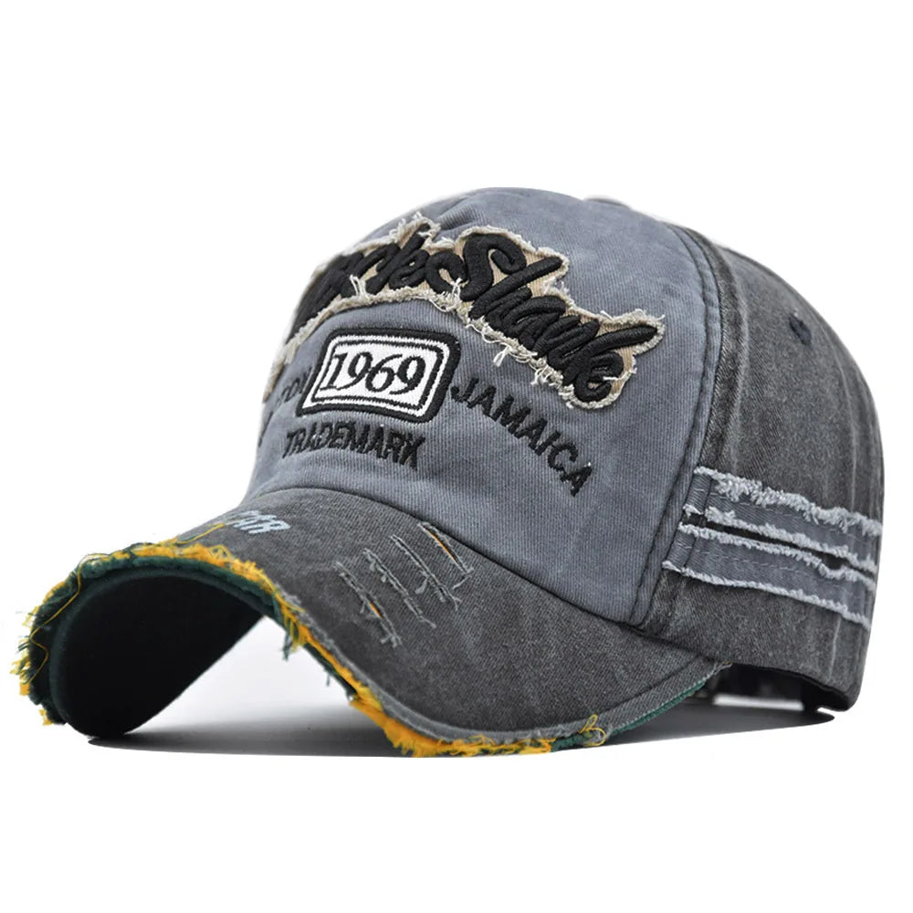 CowLost | washed-cotton-1969-embroidery-baseball-cap |25