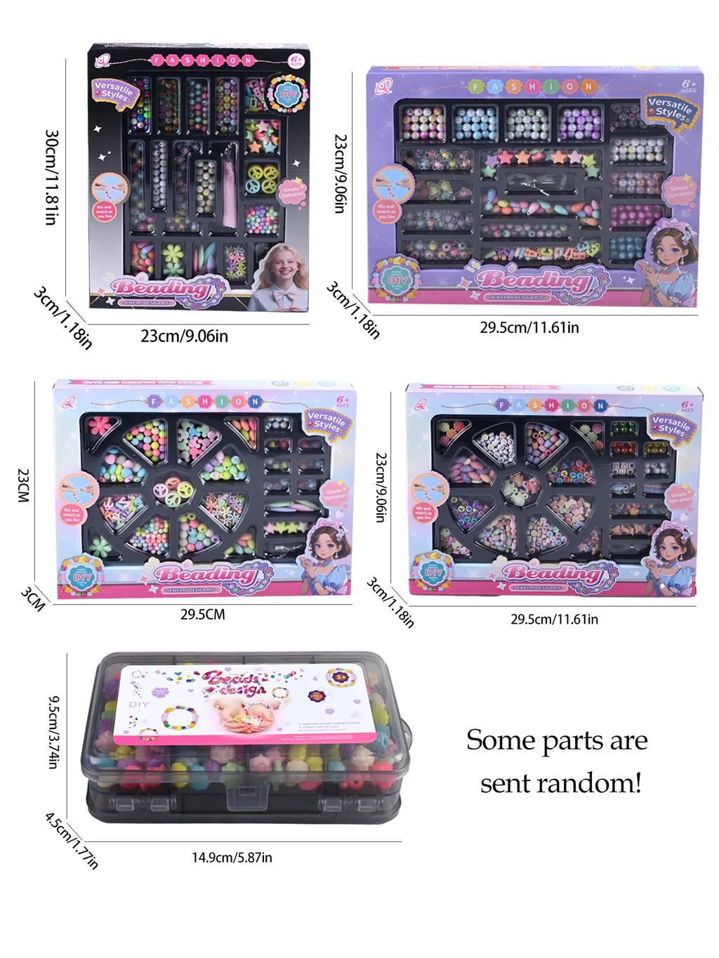 CowLost | product_id-diy-handmade-beaded-toy-set-for-bracelets-necklaces-gifts-for-girls |13