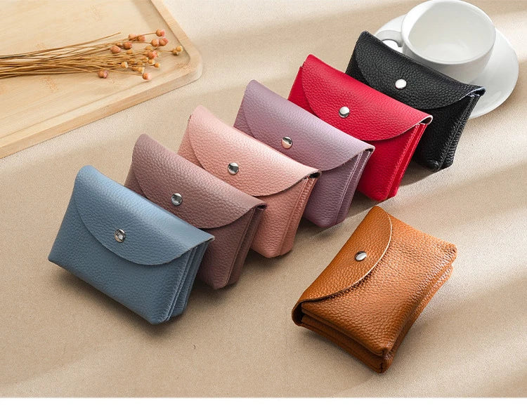 CowLost | activewear-pants-genuine-top-layer-cowhide-coin-purse-for-women |6