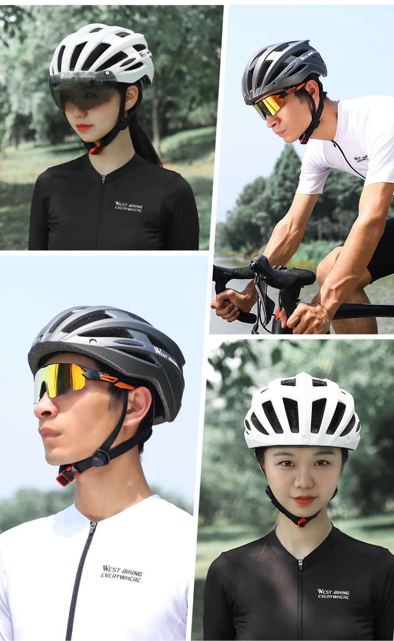 CowLost | west-biking-integrated-ultralight-bike-helmet-with-taillight-goggle-men-women-cycling-safety-hat-mtb-road-bike-motorcycle-helmet |43