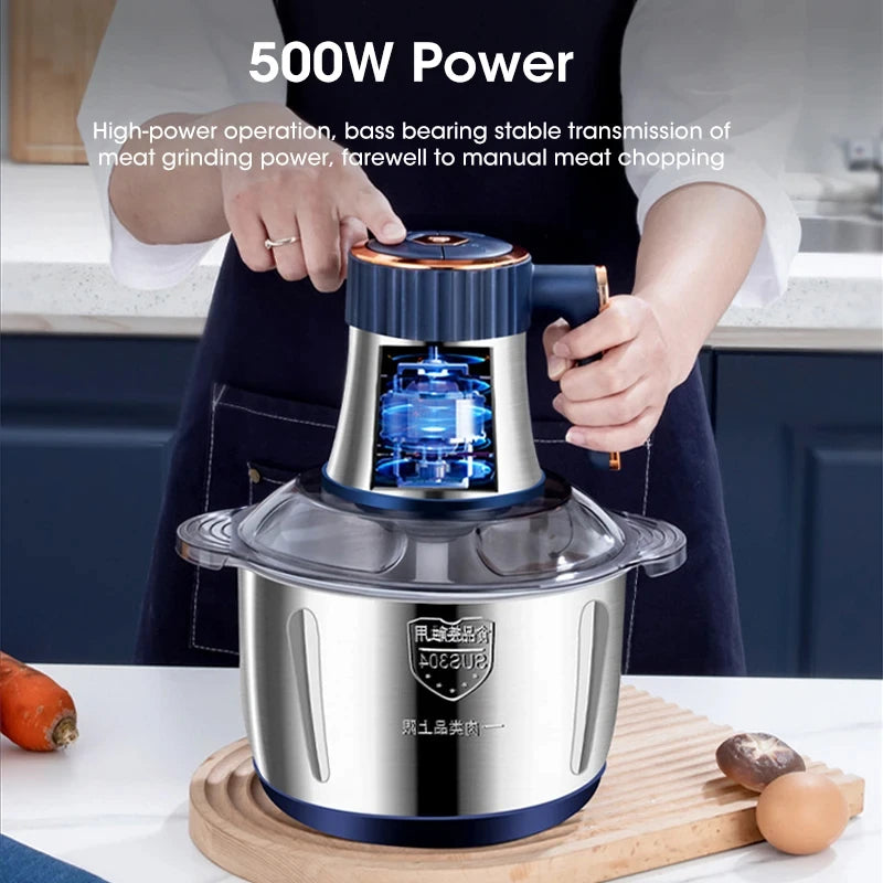 CowLost | product_id-5l-500w-stainless-steel-electric-meat-grinder-multifunctional-food-processor |6
