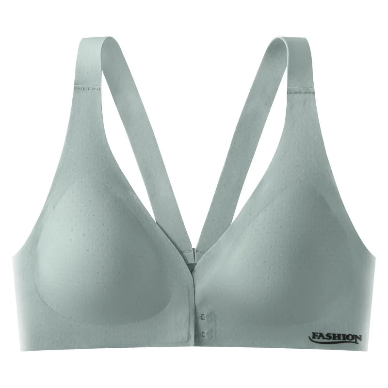 CowLost | product_id-plus-size-adjustable-front-buckle-sports-bra-wire-free-breathable-supportive |17
