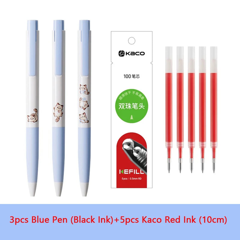 CowLost | product_id-kaco-k7-kawaii-gel-pen-0-5mm-black-ink-cute-cat-design-quick-dry-stationery |26