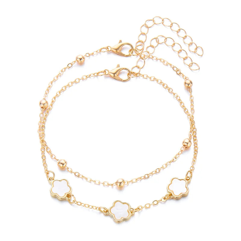 CowLost | vintage-boho-love-heart-crystal-colorful-anklet-for-women |22